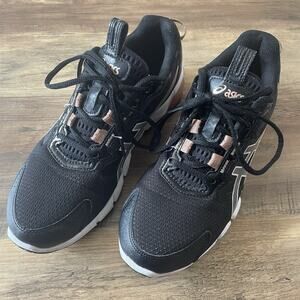 ASICS GEL-Quantum 90 Women’s Athletic Shoes Size 8 1202A345 F450522 Black